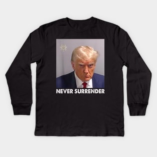 Never Surrender Kids Long Sleeve T-Shirt